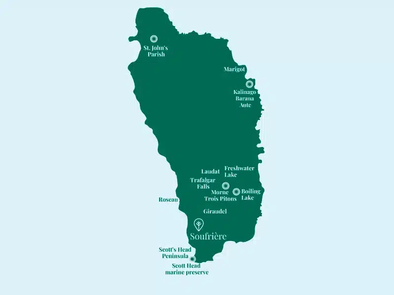 Dominica Map