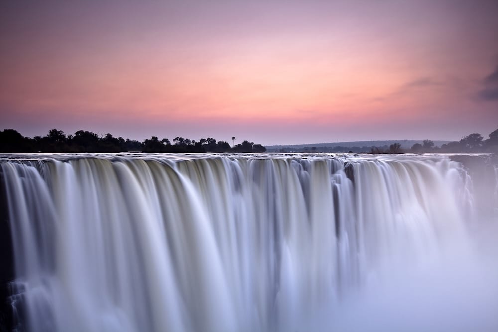 sunrise victoria falls zambia