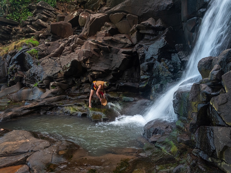 sacred waterfall Kalinago Territory Dominica